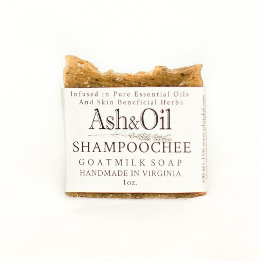 ash&oil organic goat milk shampoochee jewelweed soap 1 oz bar